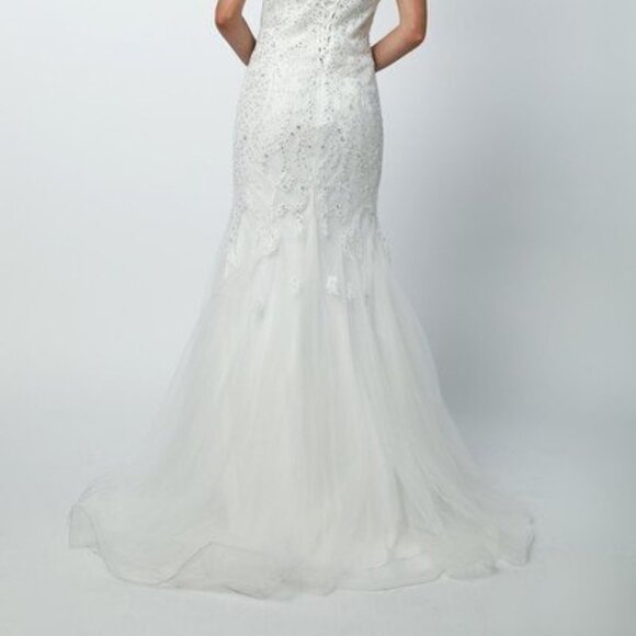 Sequined Off Shoulder Mermaid Dress JT693 - Picture 5 of 5